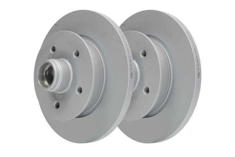 2x ATE Bremsscheibe Ø258mm + Beläge vorne passend für VW TRANSPORTER T3 Bus
