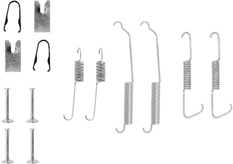 HELLA Accessory Kit, brake shoes