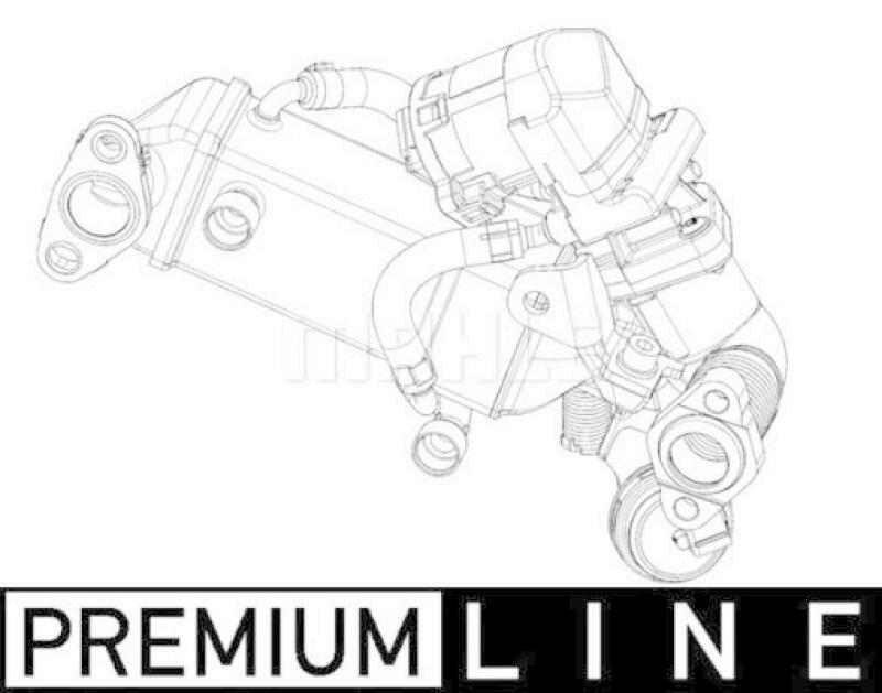 MAHLE Kühler, Abgasrückführung PREMIUM LINE