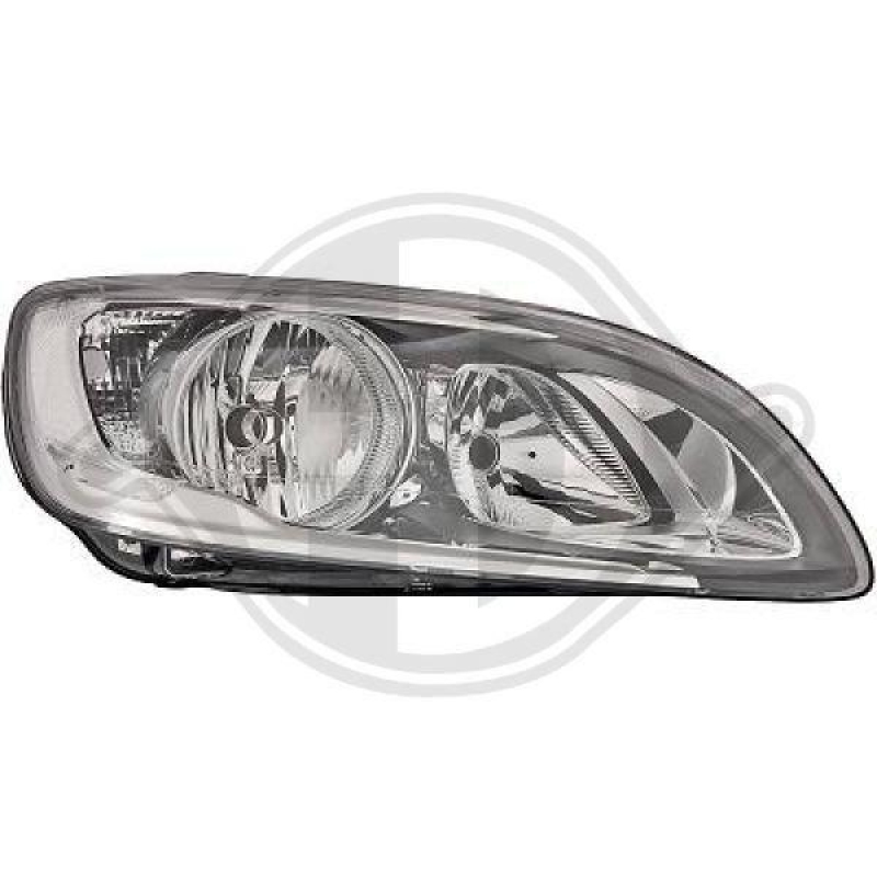 1x Diederichs Hauptscheinwerfer H7 H9 Rechts passend für Volvo V60 1 D3 D4 T3 2