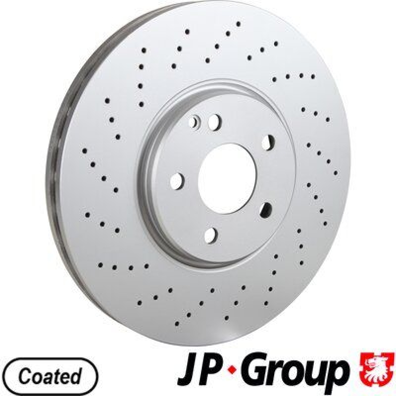 2x JP GROUP Brake Disc JP GROUP