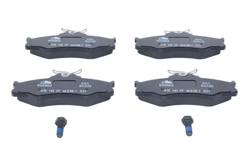 2x ATE Bremsscheibe Ø258mm + Beläge vorne passend für VW TRANSPORTER T3 Bus