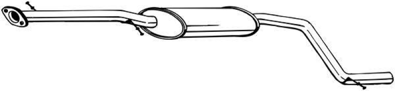 BOSAL Mittelschalldämpfer