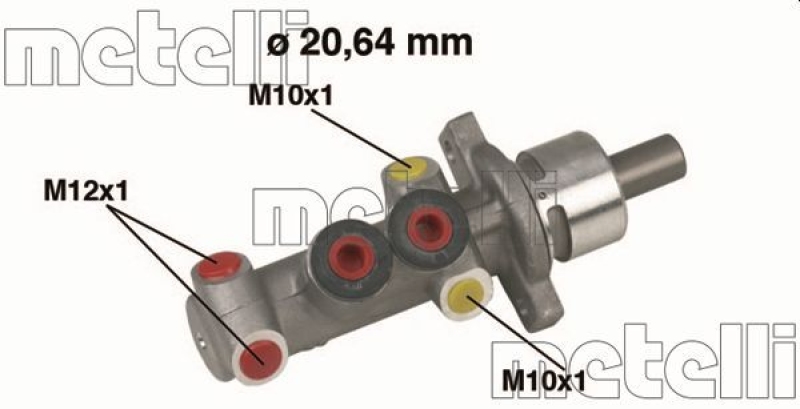 METELLI Brake Master Cylinder