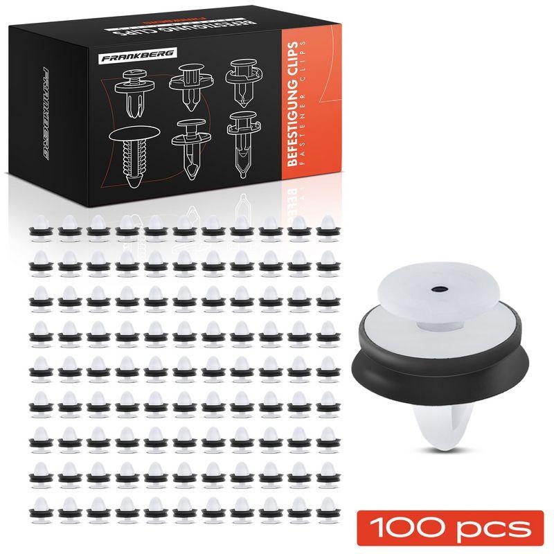 100x Frankberg Befestigungsclips T&uuml;r Nylon 5481FB0064254