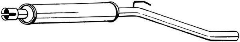 BOSAL Mittelschalldämpfer