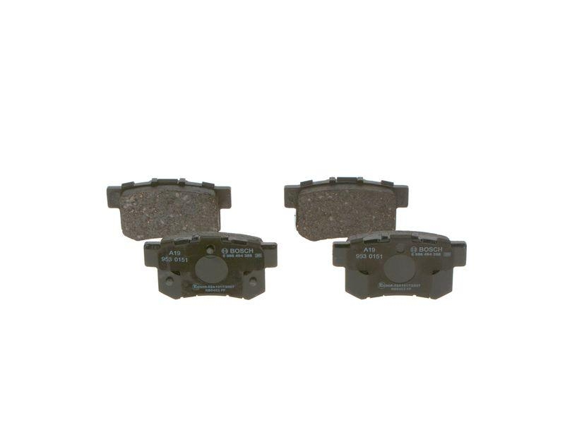 BOSCH Bremsbelagsatz, Scheibenbremse 0 986 494 358