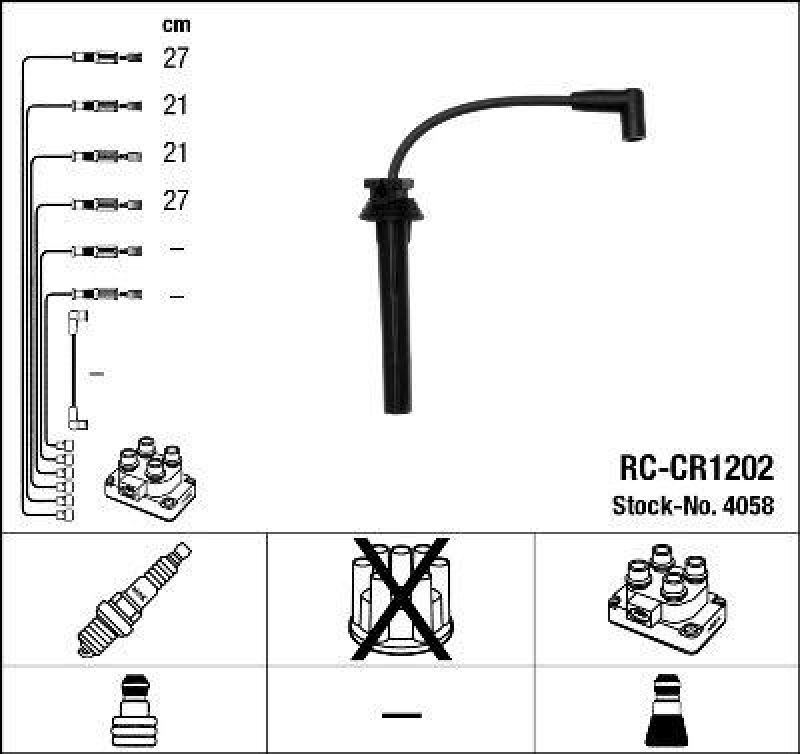 NGK Ignition Cable Kit