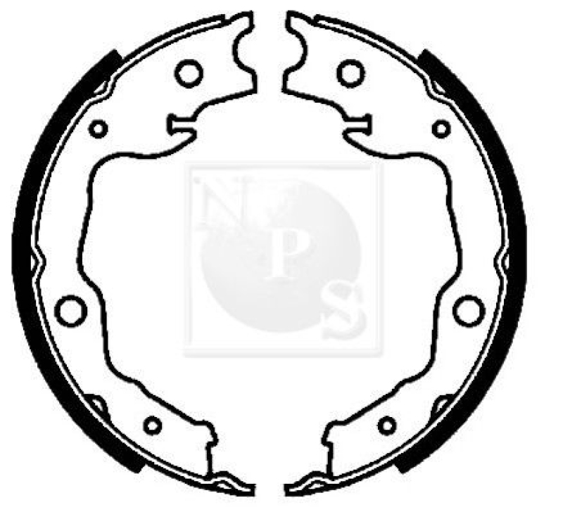 NPS Brake Shoe Set