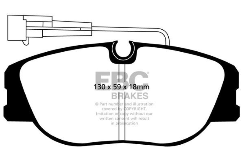 EBC Brakes Brake Pad Set, disc brake