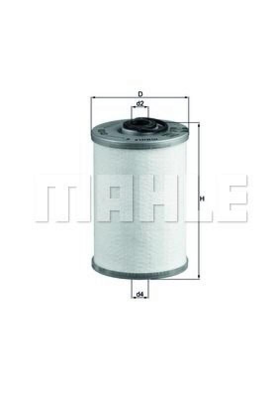 MAHLE Fuel filter