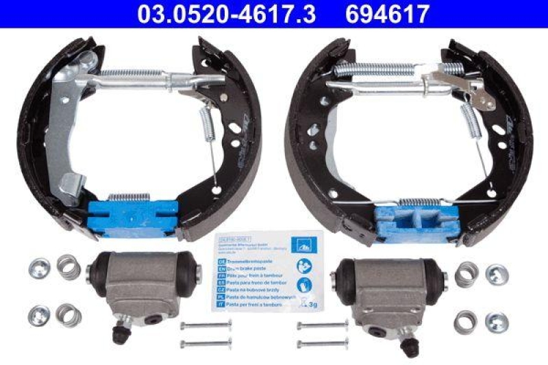 ATE Brake Shoe Set Original ATE TopKit