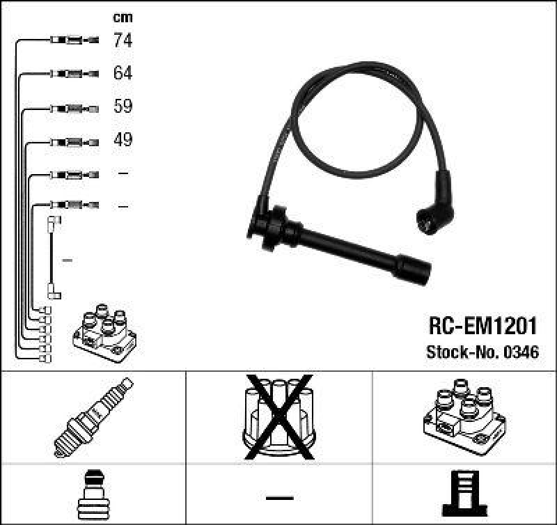 NGK Ignition Cable Kit