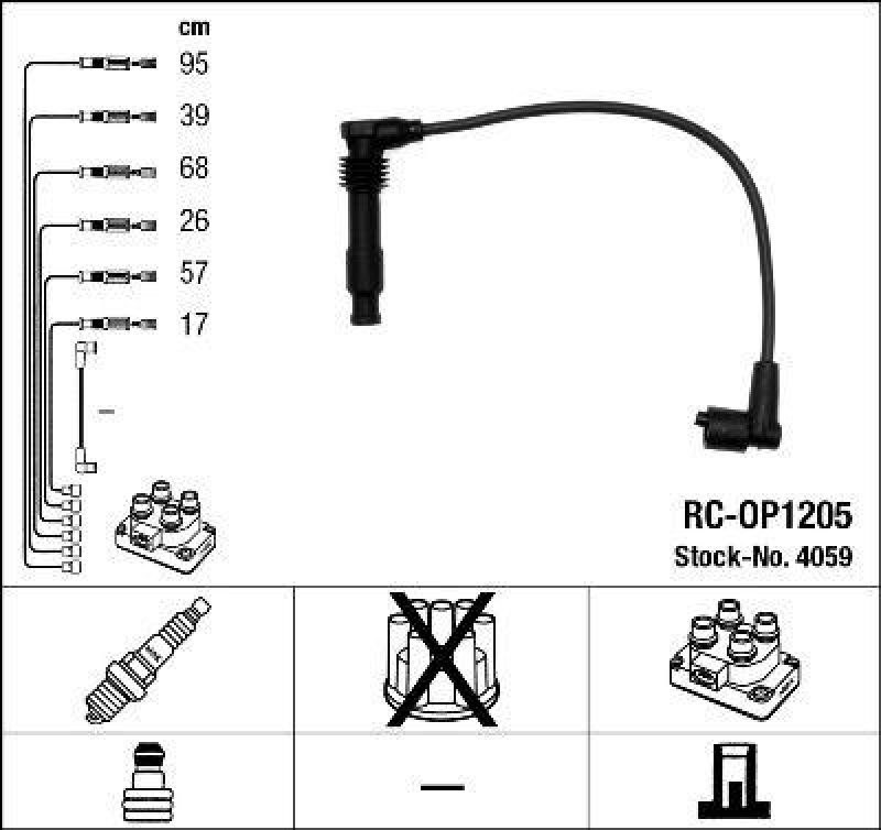 NGK Ignition Cable Kit