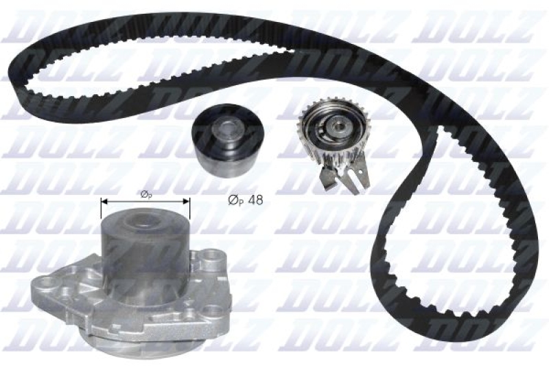 DOLZ Water Pump & Timing Belt Kit