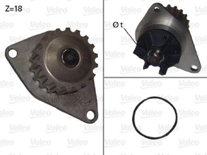 VALEO Wasserpumpe, Motorkühlung 506721