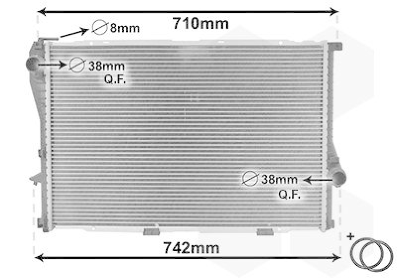 VAN WEZEL K&uuml;hler, Motork&uuml;hlung *** IR PLUS *** 6002235