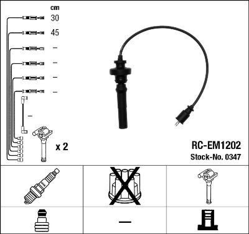 NGK Ignition Cable Kit