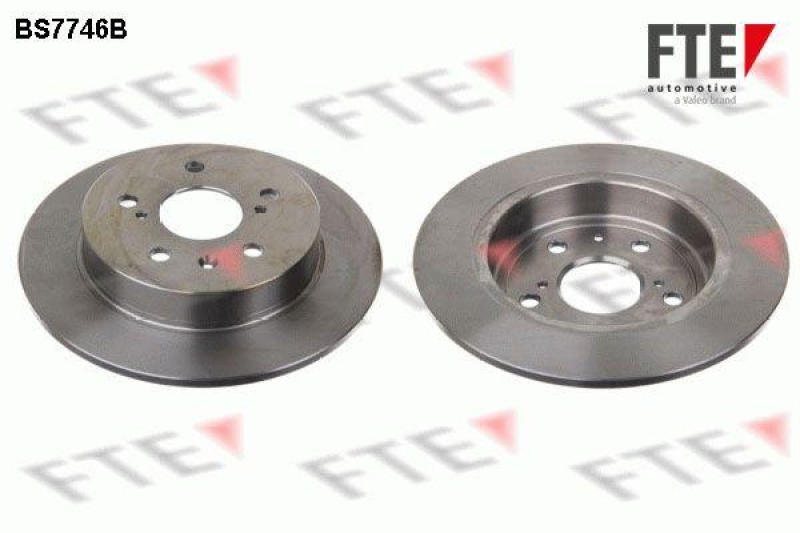 2x FTE Bremsscheibe COATED RANGE 9082339