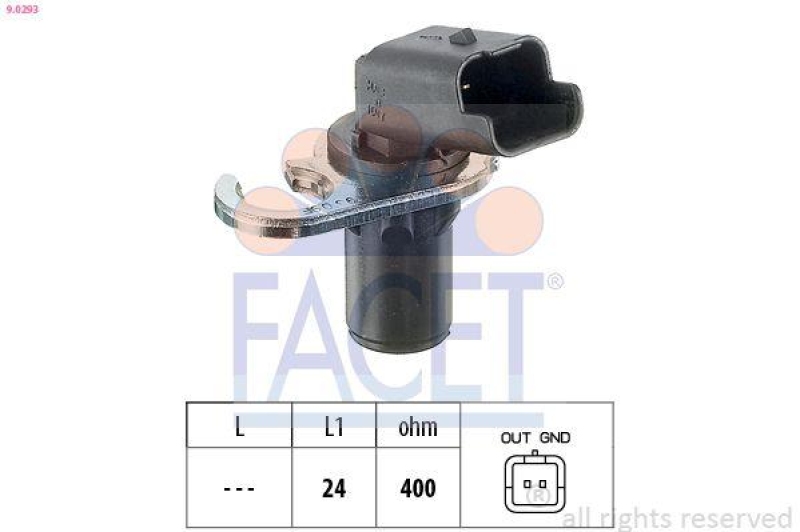 FACET Sensor, crankshaft pulse Made in Italy - OE Equivalent