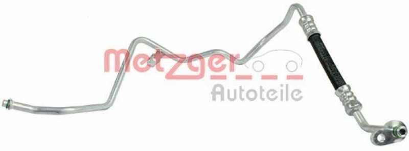 METZGER High-/Low Pressure Line, air conditioning