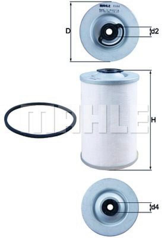 MAHLE Fuel filter