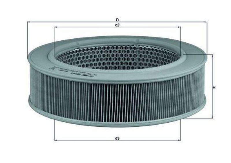 MAHLE ORIGINAL Air Filter