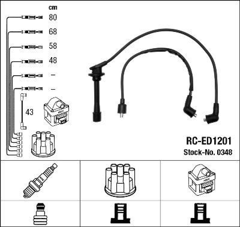 NGK Ignition Cable Kit