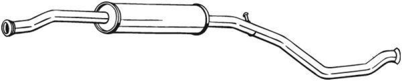 BOSAL Mittelschalldämpfer