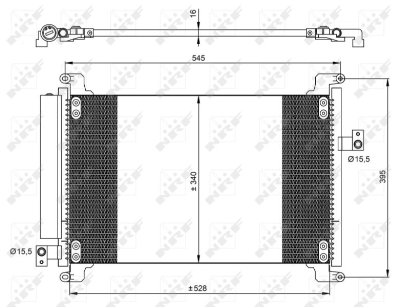 NRF Kondensator, Klimaanlage EASY FIT 35941