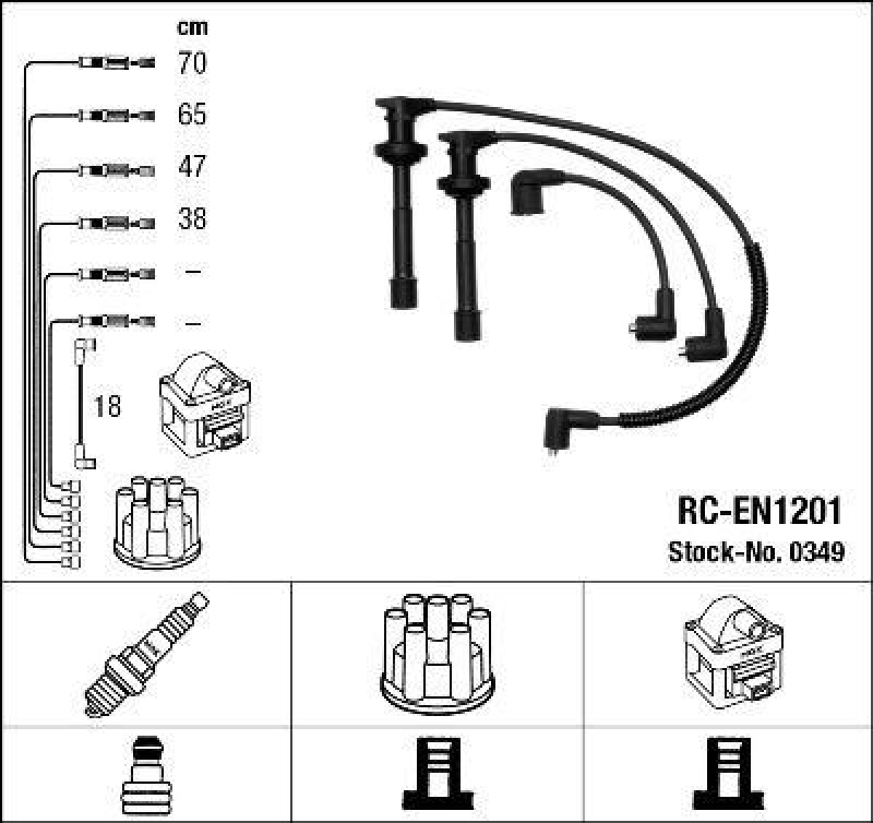 NGK Ignition Cable Kit