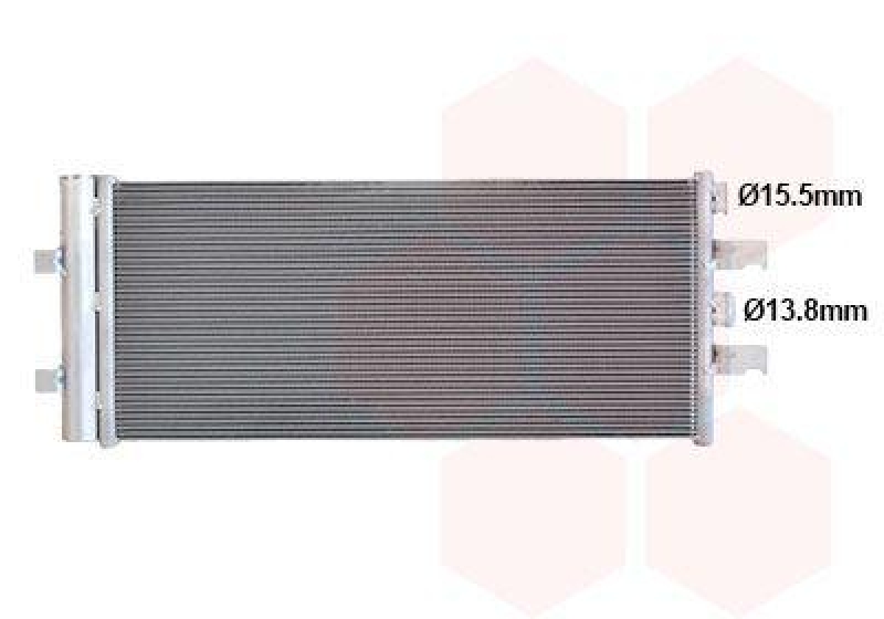 VAN WEZEL Kondensator, Klimaanlage