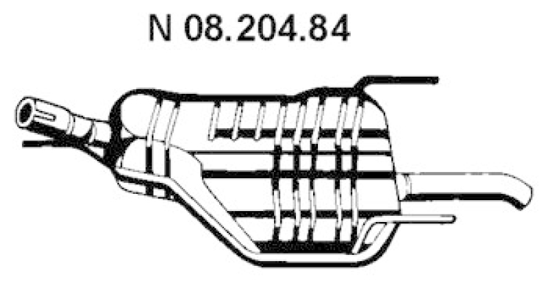 EBERSPÄCHER Rear Muffler