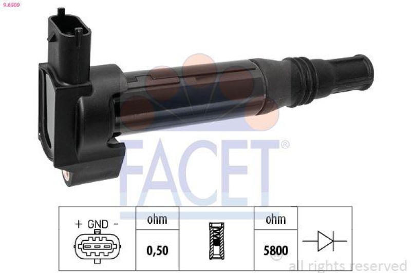 FACET Ignition Coil OE Equivalent