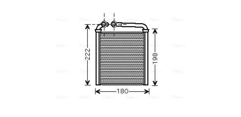 AVA QUALITY COOLING Wärmetauscher, Innenraumheizung