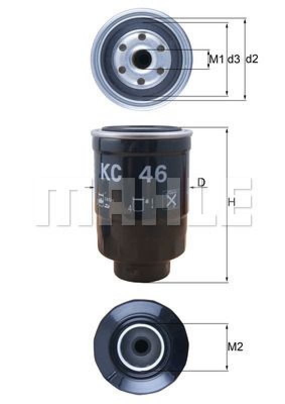 KNECHT Kraftstofffilter