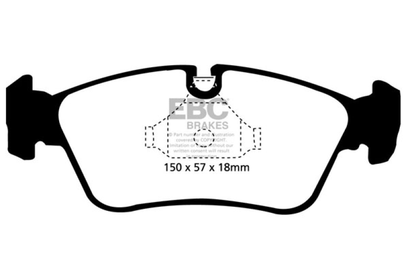 EBC Brakes Brake Pad Set, disc brake