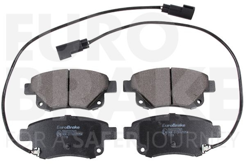 EUROBRAKE Brake Pad Set, disc brake