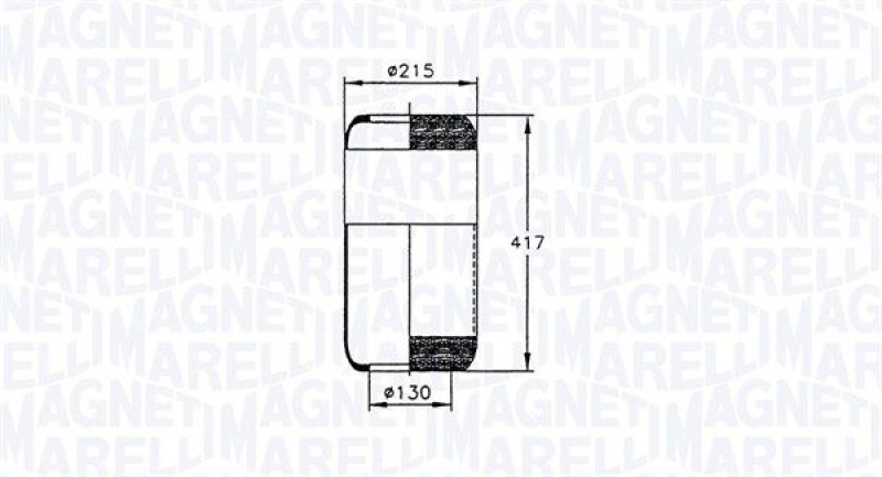 MAGNETI MARELLI Bellow, air suspension