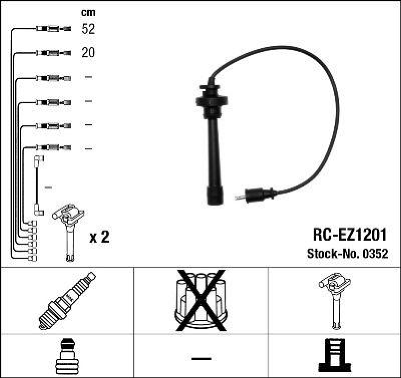 NGK Ignition Cable Kit