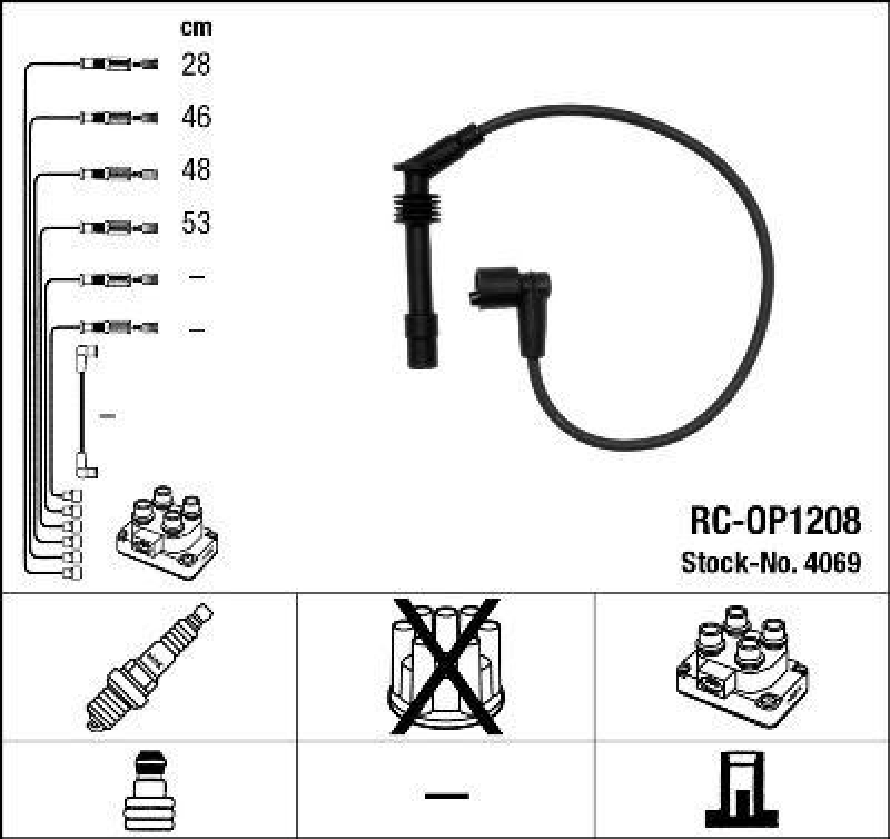 NGK Ignition Cable Kit