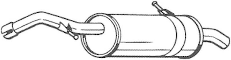 BOSAL Endschalldämpfer 190-179
