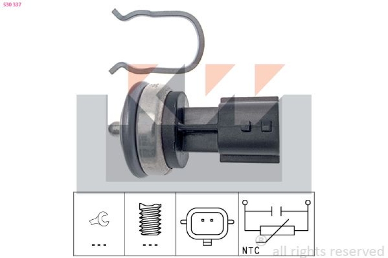 KW Sensor, Kühlmitteltemperatur Made in Italy - OE Equivalent