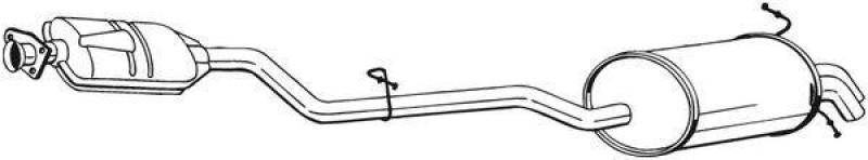 BOSAL Endschalldämpfer