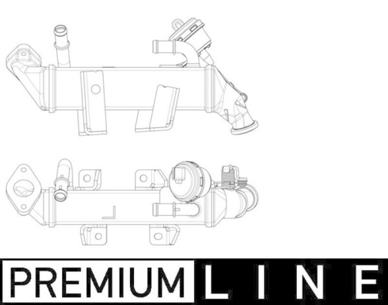 MAHLE Kühler, Abgasrückführung BEHR *** PREMIUM LINE ***