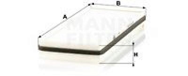 MANN-FILTER Filter, interior air