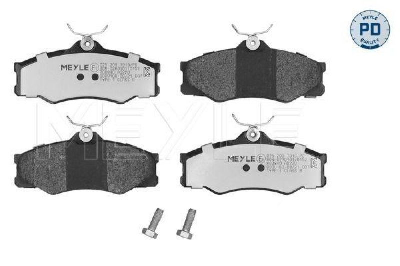 MEYLE Bremsbelagsatz, Scheibenbremse MEYLE-PD: Advanced performance and design.