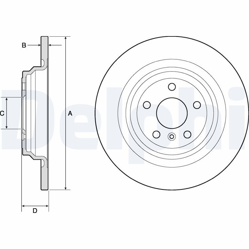 2x DELPHI Bremsscheibe