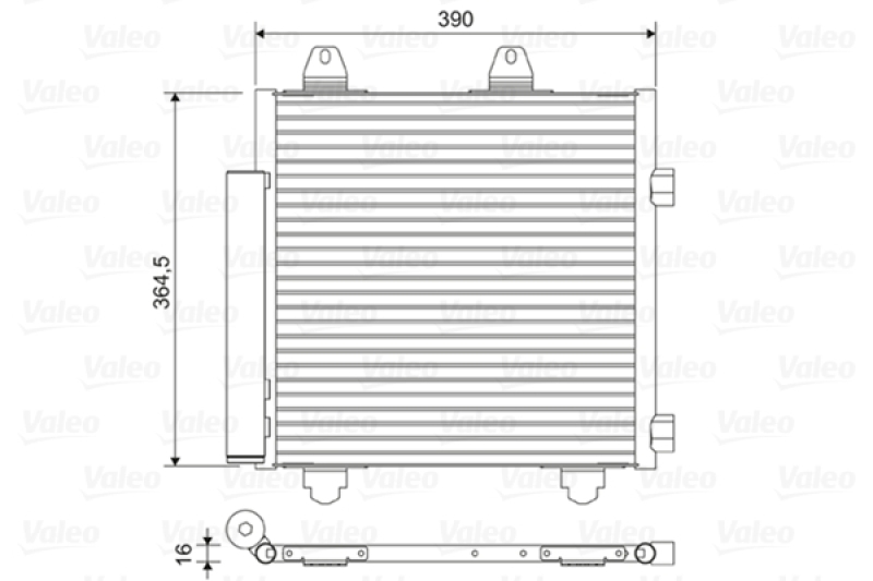 VALEO Kondensator, Klimaanlage