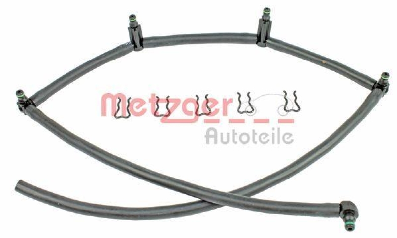 METZGER Hose, fuel overflow